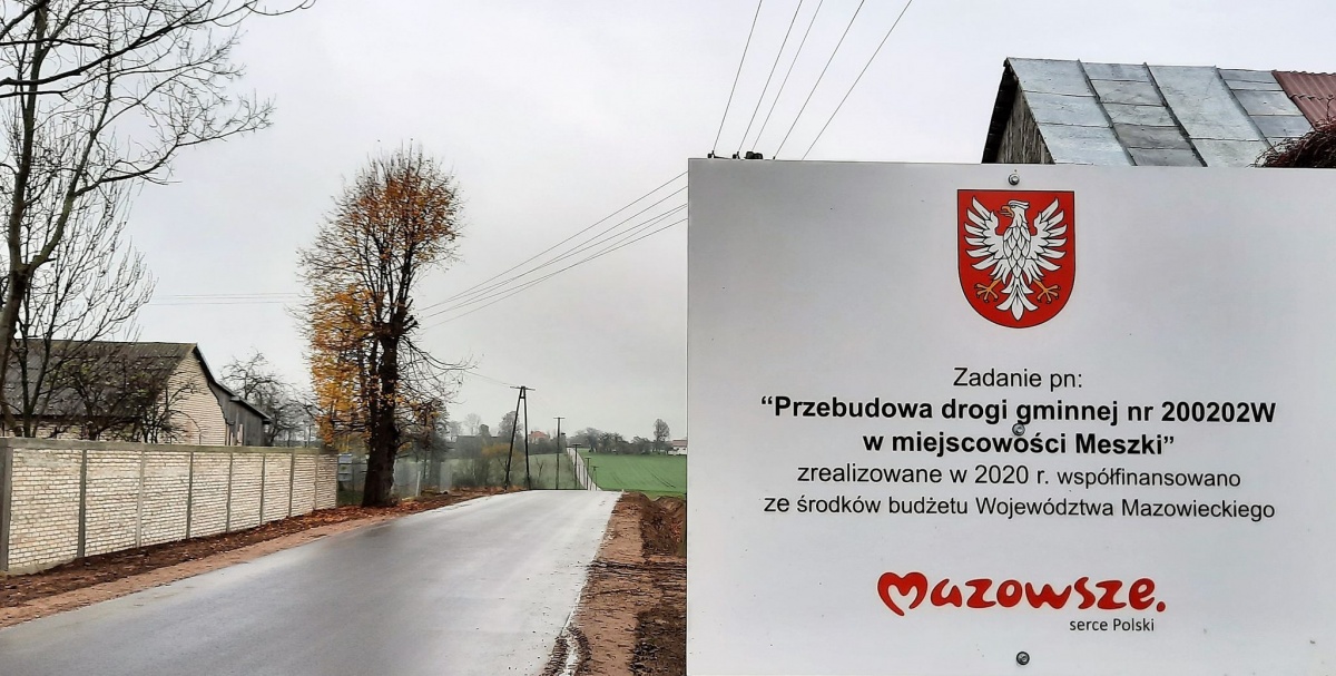 W Meszkach już jest nowy asfalt