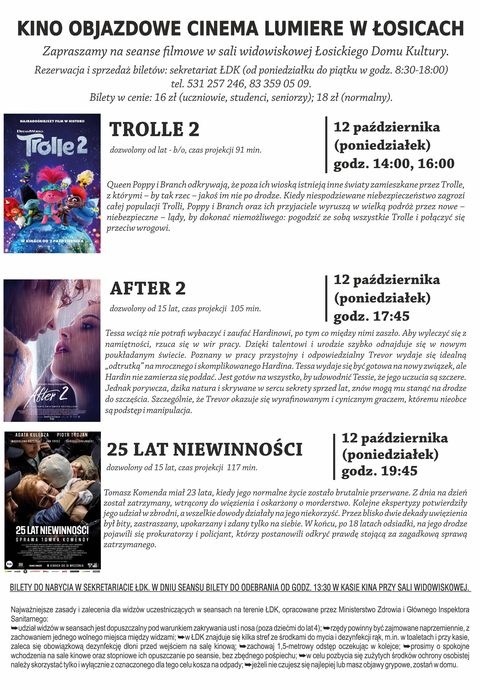 Kino Objazdowe zaprasza