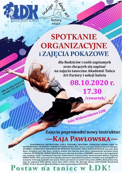 Akademia Tańca Art Factory i sekcja baletu czeka na Ciebie