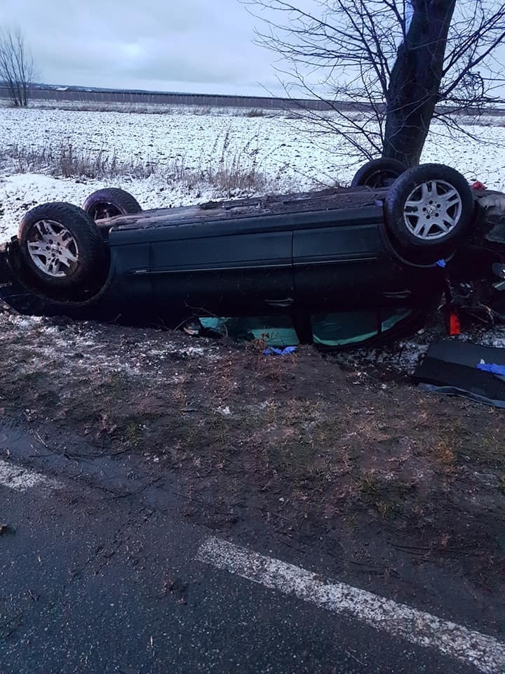 Pijany doprowadził do wypadku