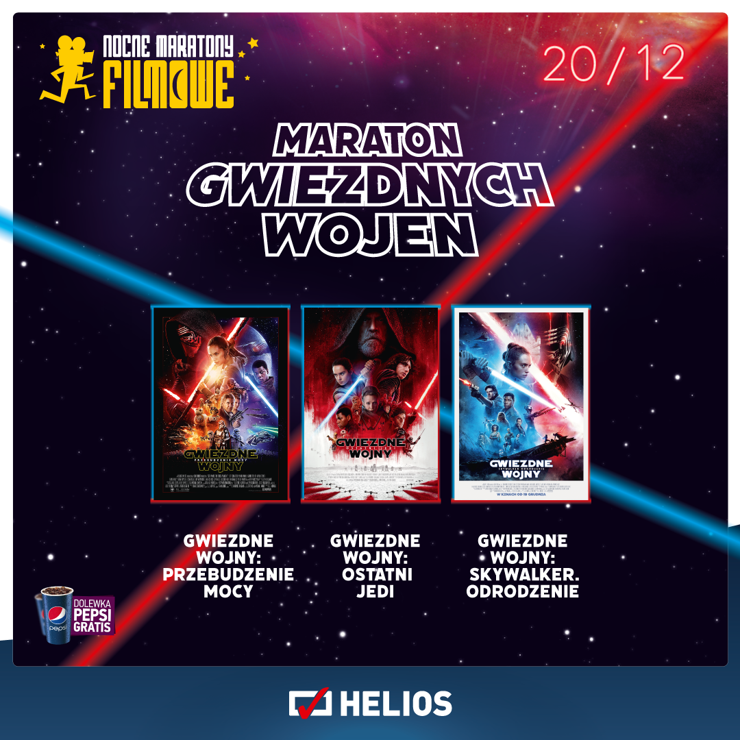 Nocny Maraton Filmowy Gwiezdnych Wojen - wygraj bilety