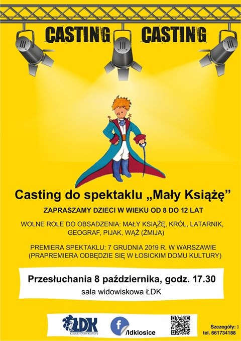 Przyjdź na casting do spektaklu 