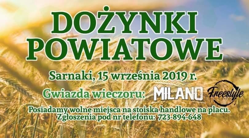 Zgłoś stoisko na dożynki powiatowe