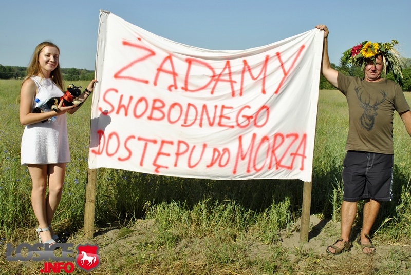 Żądają swobodnego dostępu do morza
