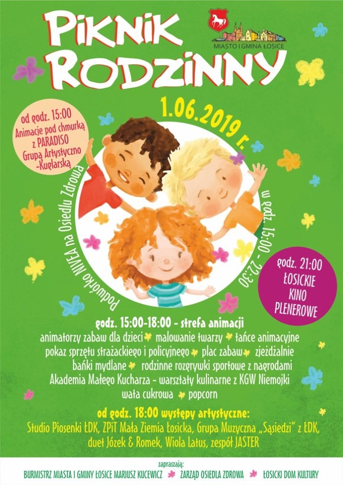 Piknik Rodzinny z okazji Dnia Dziecka na podwórku Nivea w Łosicach