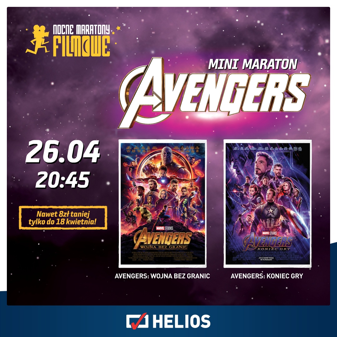 Mini Maraton Avengers - wygraj bilety