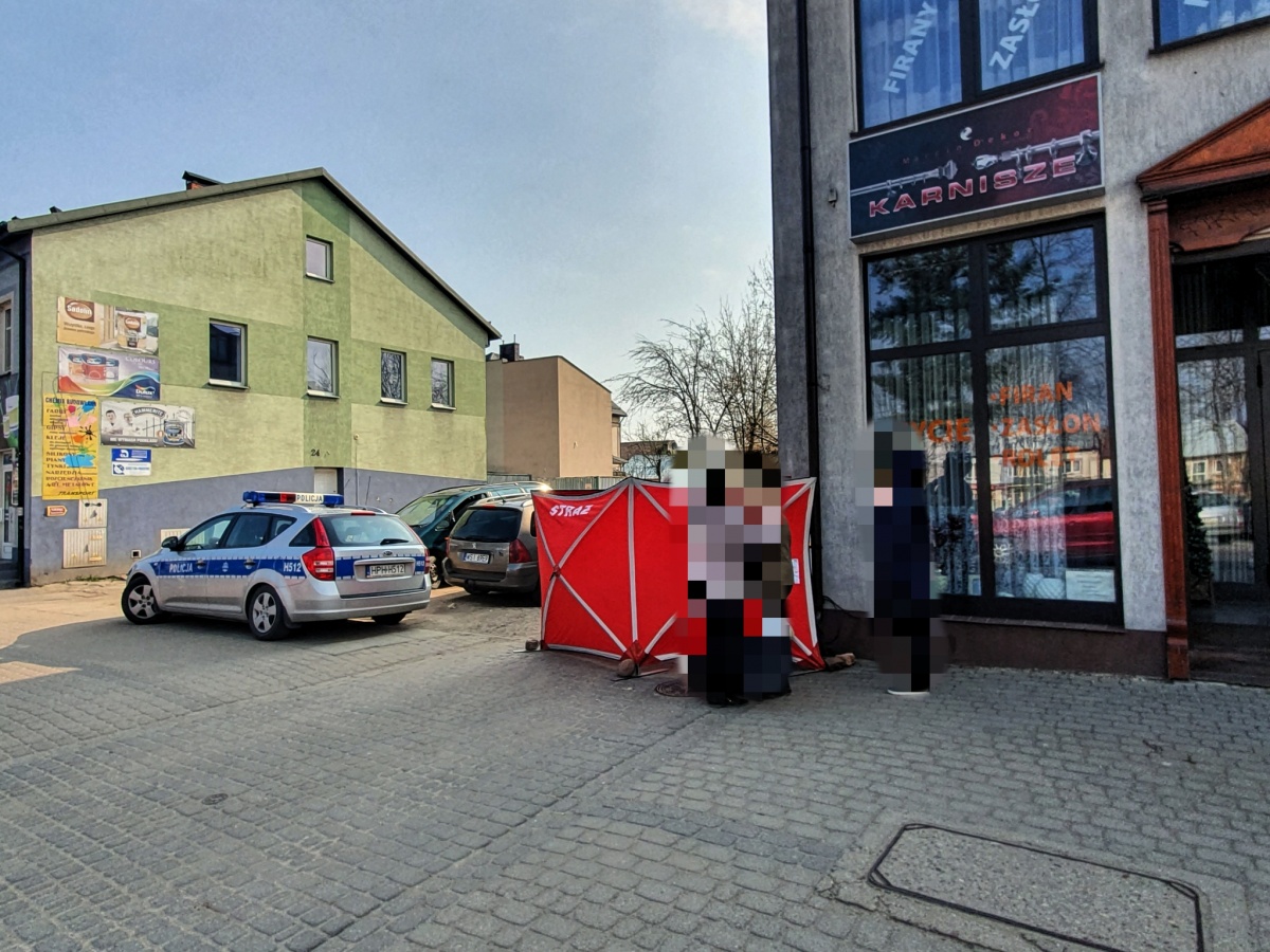 Nagły zgon w centrum miasta
