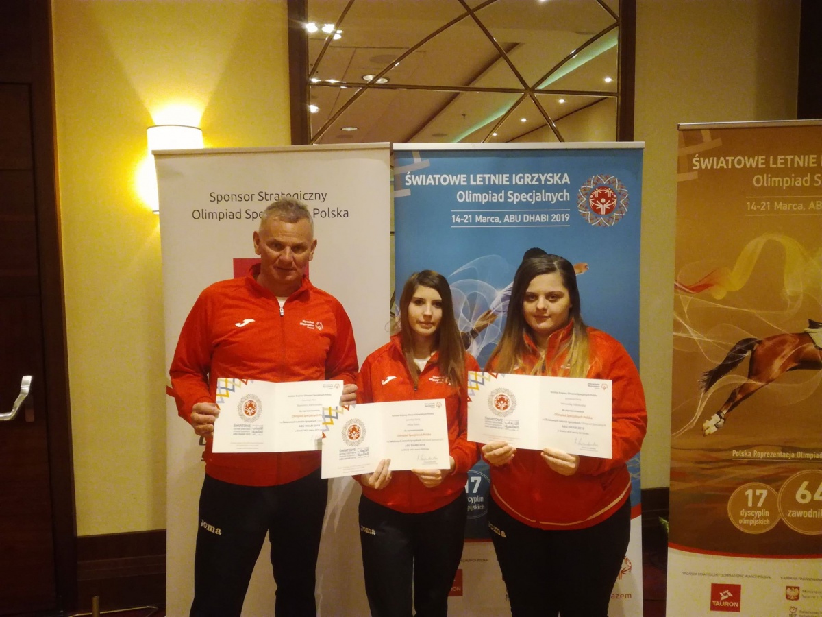 Zawodniczki OSW Łosice na Igrzyskach Olimpiad Specjalnych w Abu Dhabi