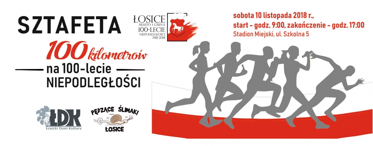 Sztafeta 100 km na 100-lecie Odzyskania przez Polskę Niepodległości