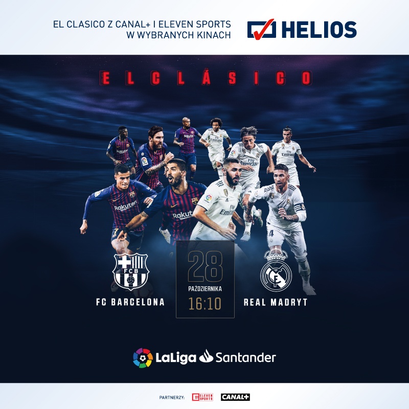 EL CLASICO FC BARCELONA - REAL MADRYT - wygraj bilety