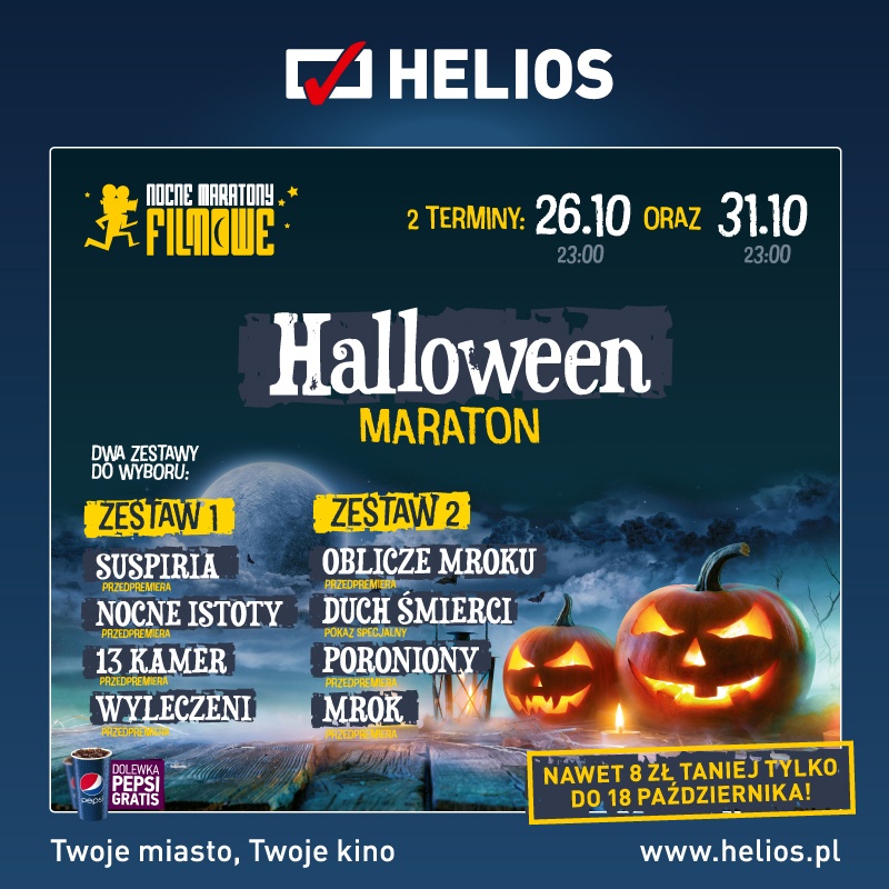 Maraton Halloween - wygraj bilety