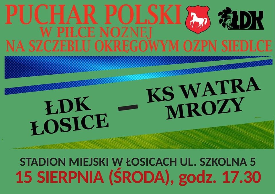  Mecz piłki nożnej o Puchar OZPN Siedlce