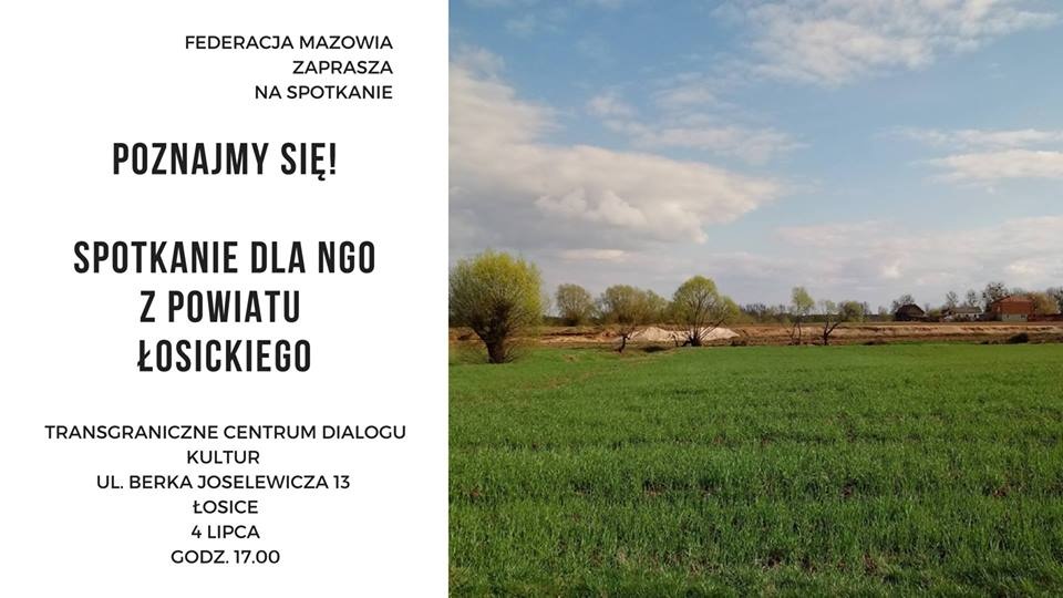 Poznajmy się! Spotkanie dla NGO z powiatu łosickiego