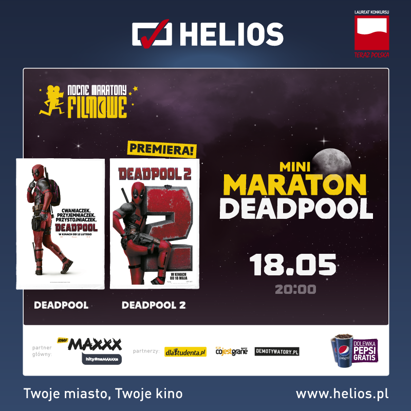 Mini Maraton Deadpool - wygraj bilety