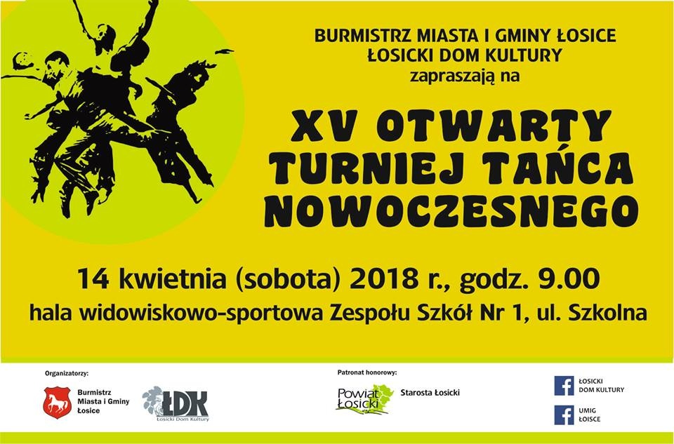 XV Otwarty Turniej Tańca Nowoczesnego