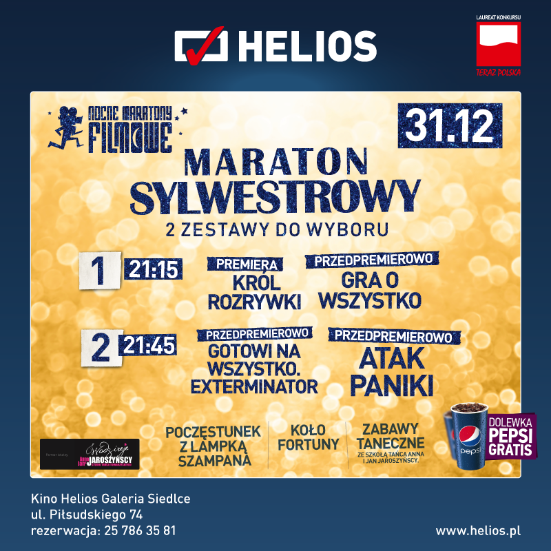 Nocny Maraton Sylwestrowy - wygraj bilety