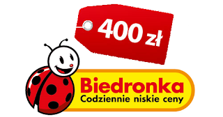 Voucher 400 zł Biedonka