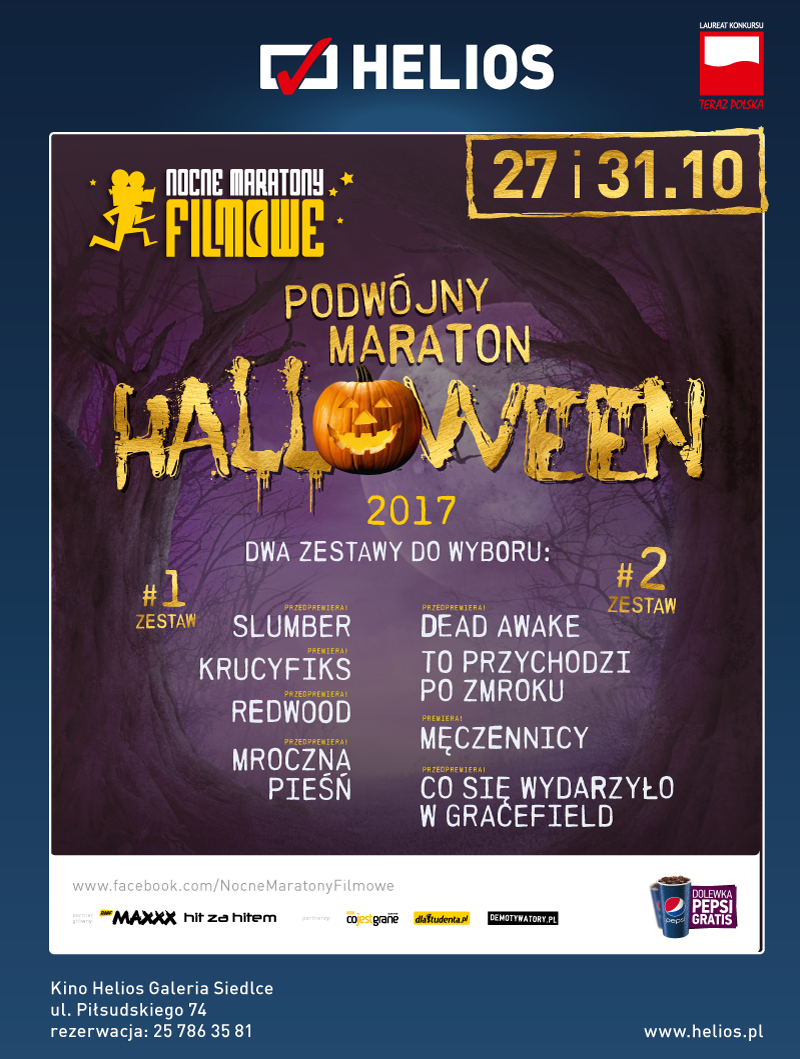 Podwójny Maraton Halloween - wygraj bilety