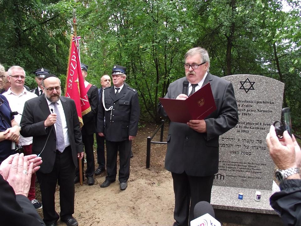 Uczcili pamięć pomordowanych Żydów