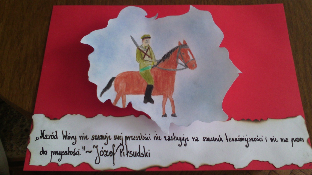 Wyróżnione w konkursie „Mój wzorzec patriotyzmu: Św. Brat Albert czy / i Marszałek Piłsudski?
