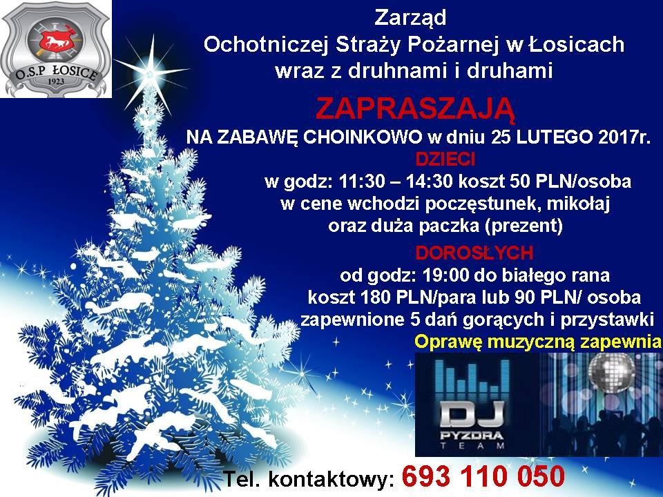 Zabawa choinkowa u strażaków