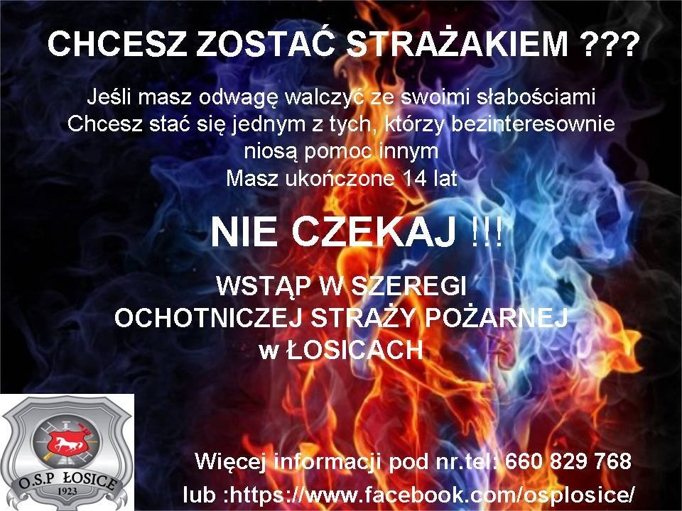 Chcesz zostać strażakiem?