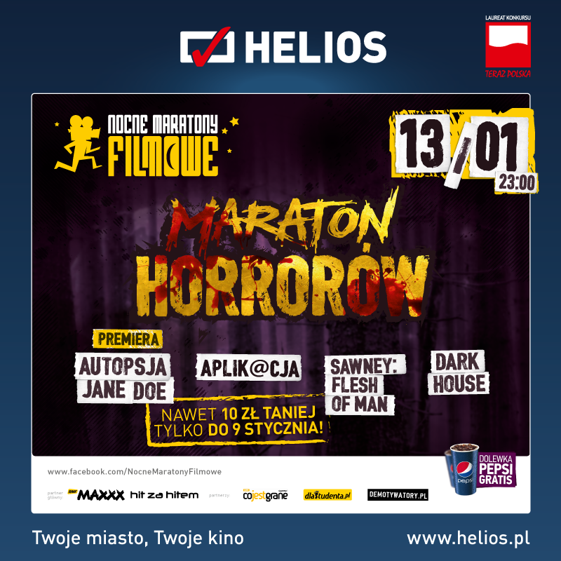 Maraton Horrorów - wygraj zaproszenie