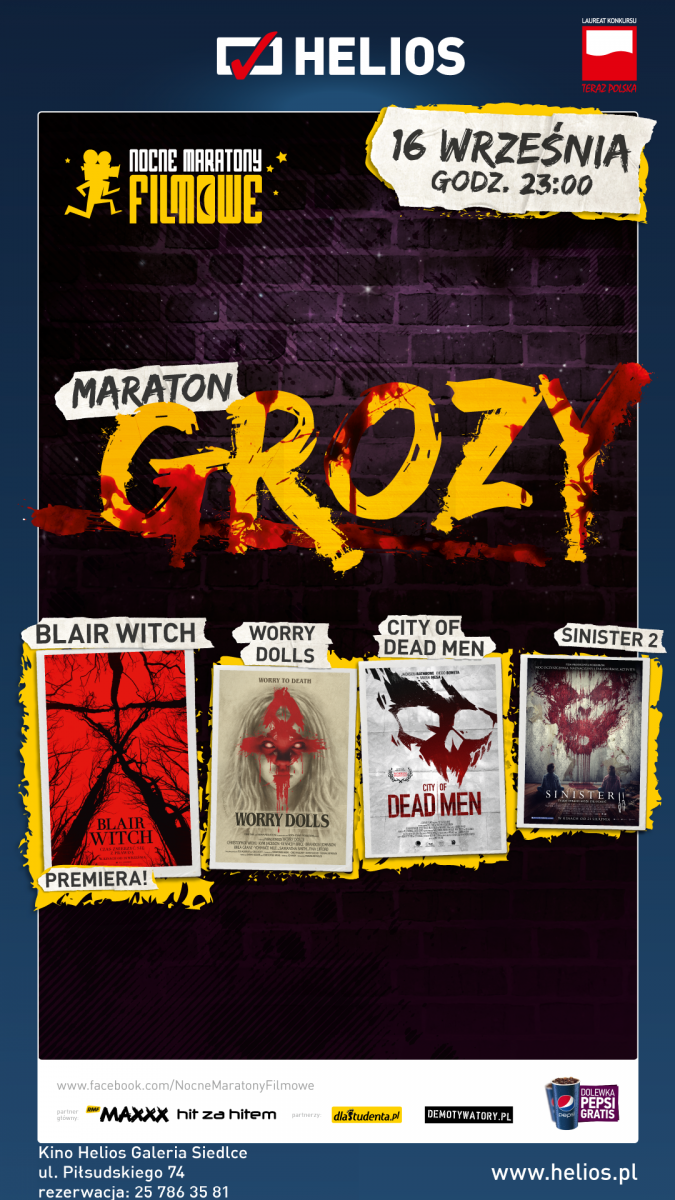 Maraton Grozy - wygraj bilety