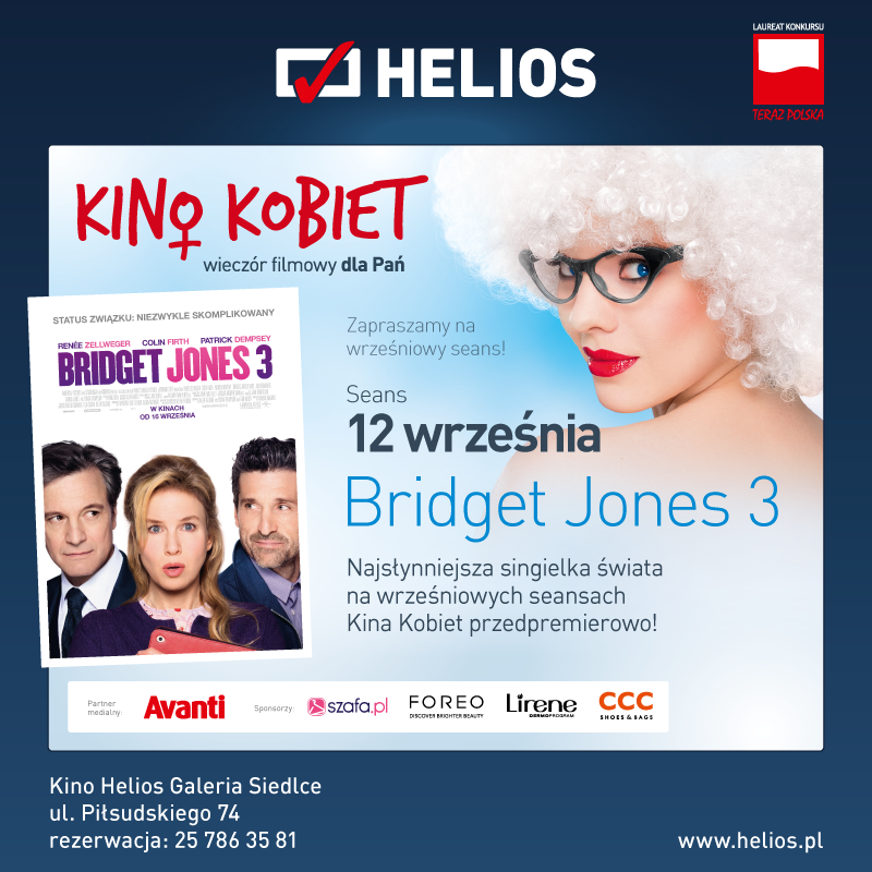 Bridget Jones 3 w Kinie Kobiet - wygraj bilety
