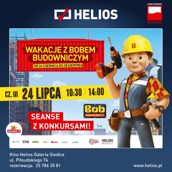 Wakacje z Bobem Budowniczym - wygraj wejściówki