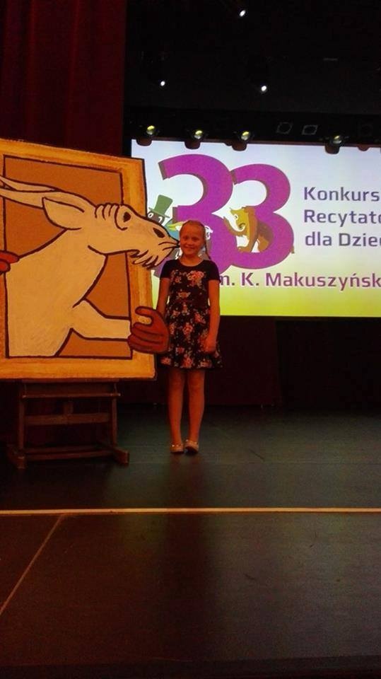 Aleksandra Mucha laureatką 33. Konkursu Recytatorskiego im. Kornela Makuszyńskiego