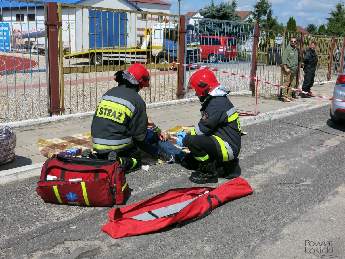 Informacja medialna na temat ćwiczeń sztabowych w Łosicach