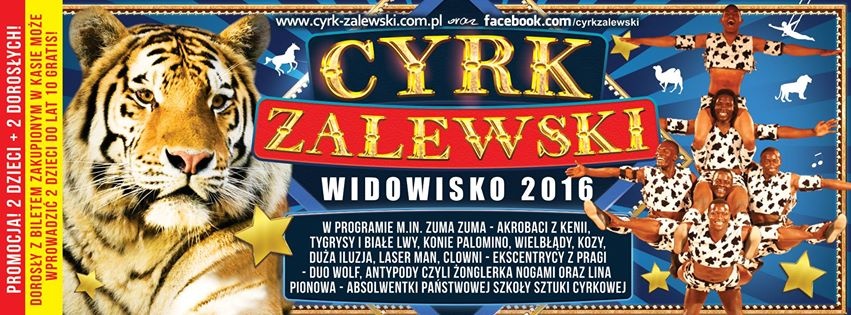 Cyrk Zalewski w Łosicach - wygraj wejściówki