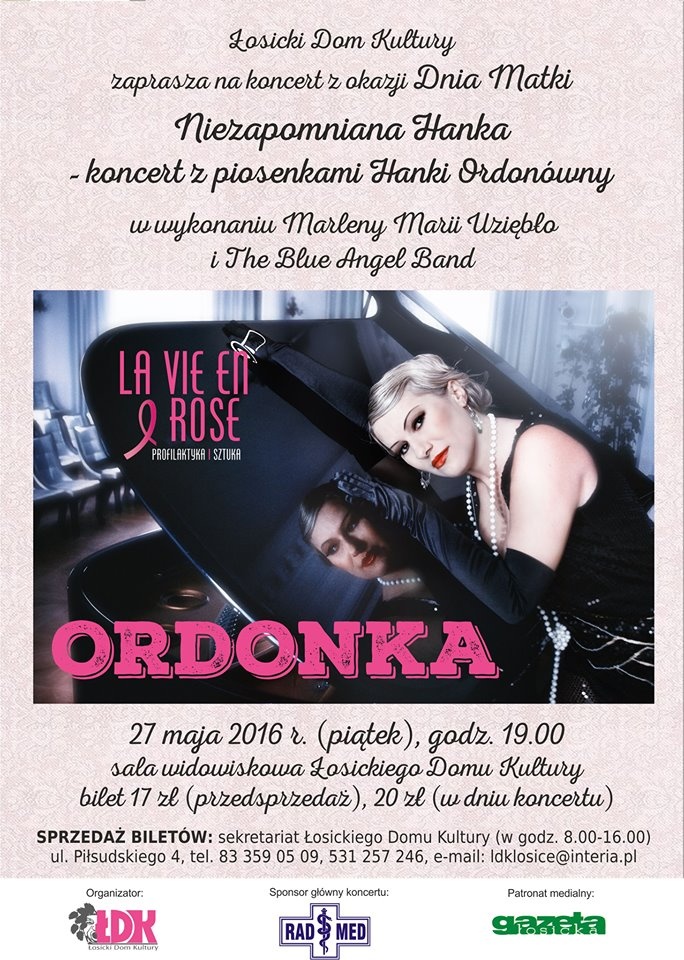 Koncert z piosenkami Hanki Ordonówny