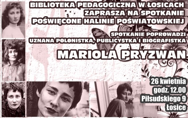 O Poświatowskiej w Bibliotece Pedagogicznej