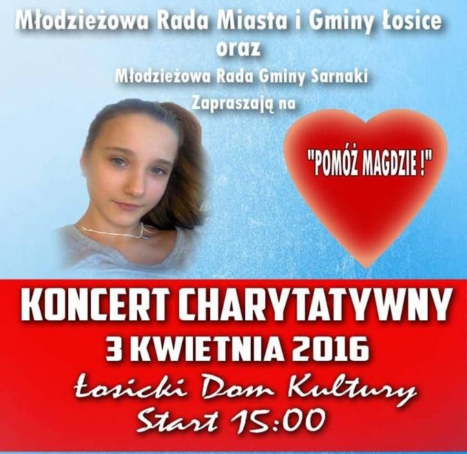 Koncert charytatywny dla Magdy