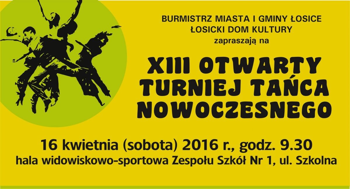 XIII Otwarty Turniej Tańca Nowoczesnego