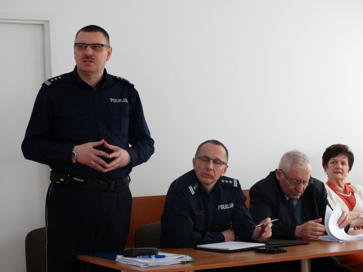 Odprawa roczna w KPP Łosice