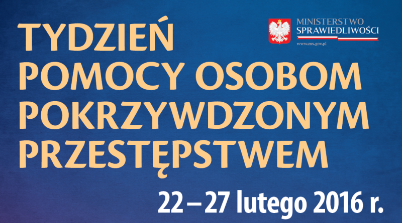 Tydzień Pomocy Osobom Pokrzywdzonym Przestępstwem