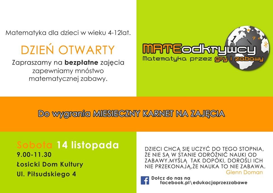 MATEodkrywcy Matematyka przez gry i zabawę