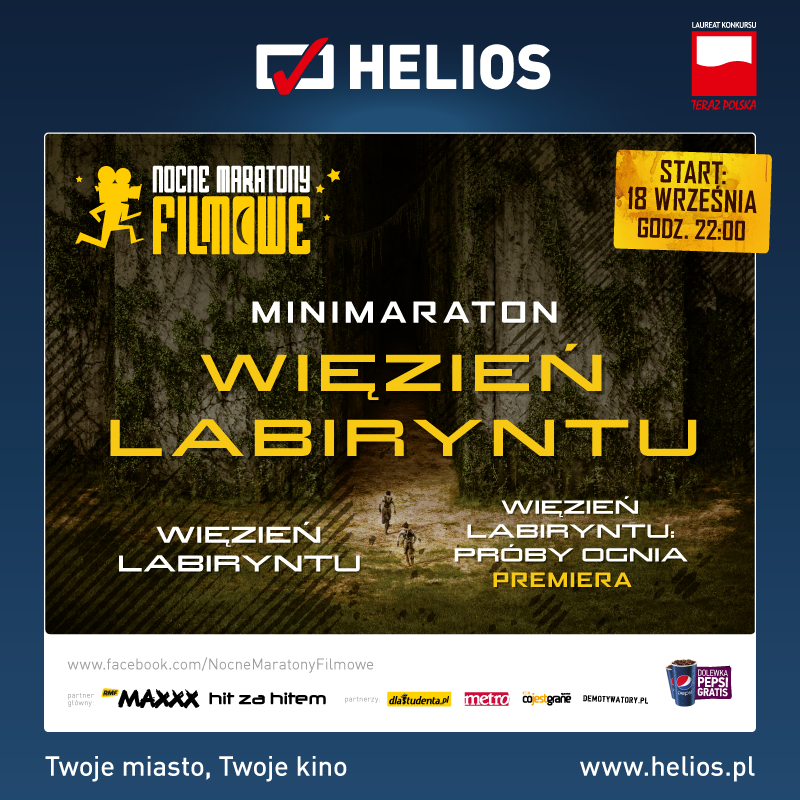 Minimaraton Więzień labiryntu - wygraj zaproszenia