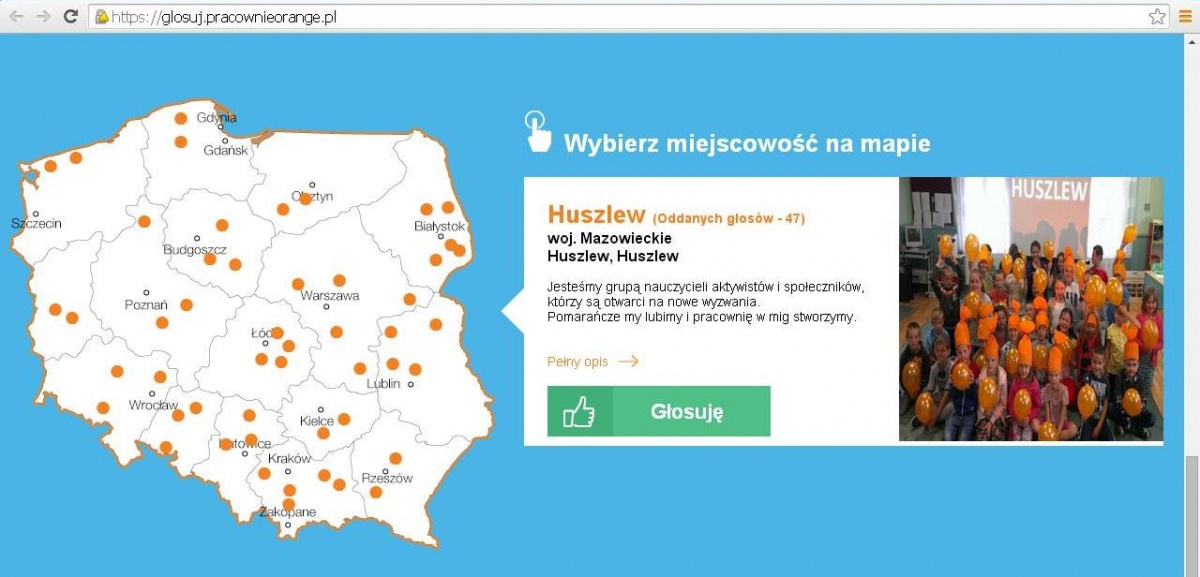Zagłosuj na Huszlew i pomóż im stworzyć pracownię multimedialną