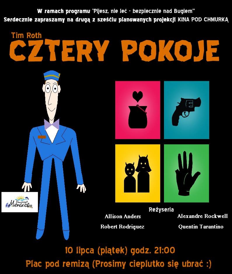 Cztery pokoje w mierzwickim kinie plenerowym