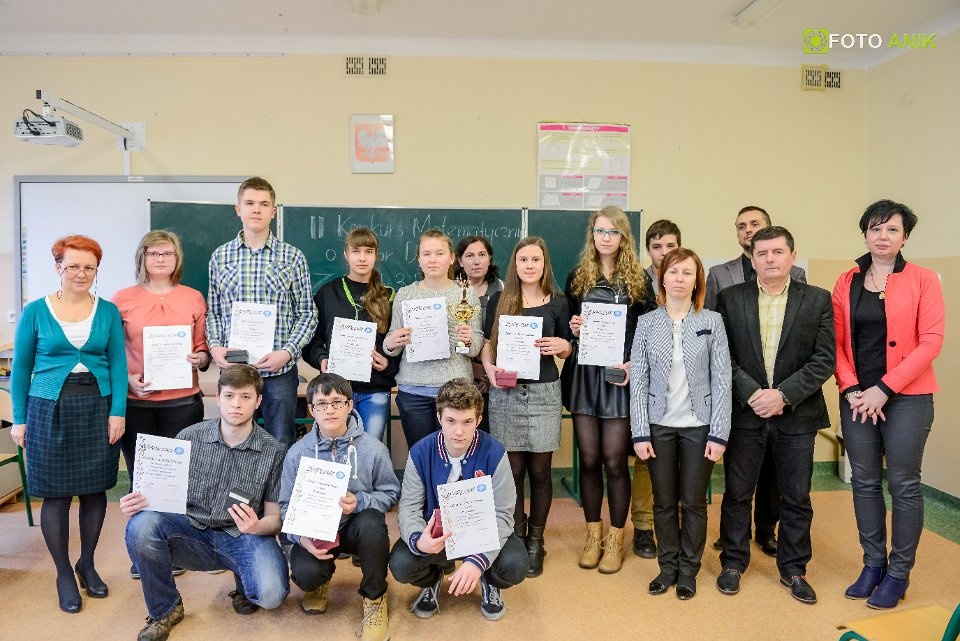Konkursy matematyczne Gimnazjum Nr 1 w Łosicach