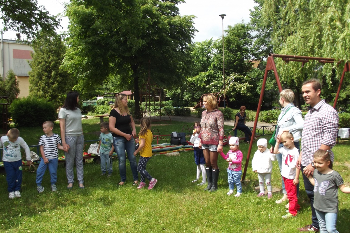 Piknik Rodzinny w Przedszkolu Samorządowym Nr 1 w Łosicach.