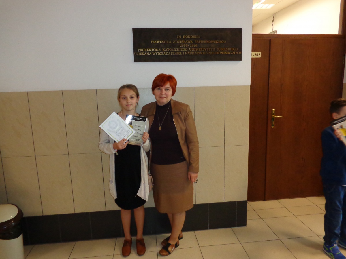 Brygida Kasjaniuk finalistką KONKURSU „Z POPRAWNĄ POLSZCZYZNĄ NA CO DZIEŃ 2015”