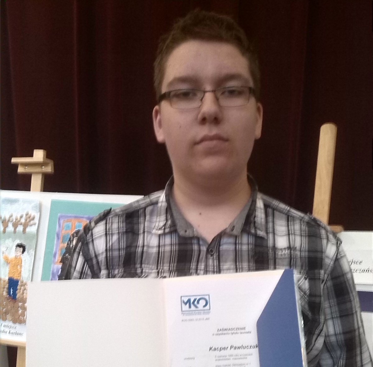 Konkurs Prymasa Tysiąclecia - uczeń naszej szkoły laureatem