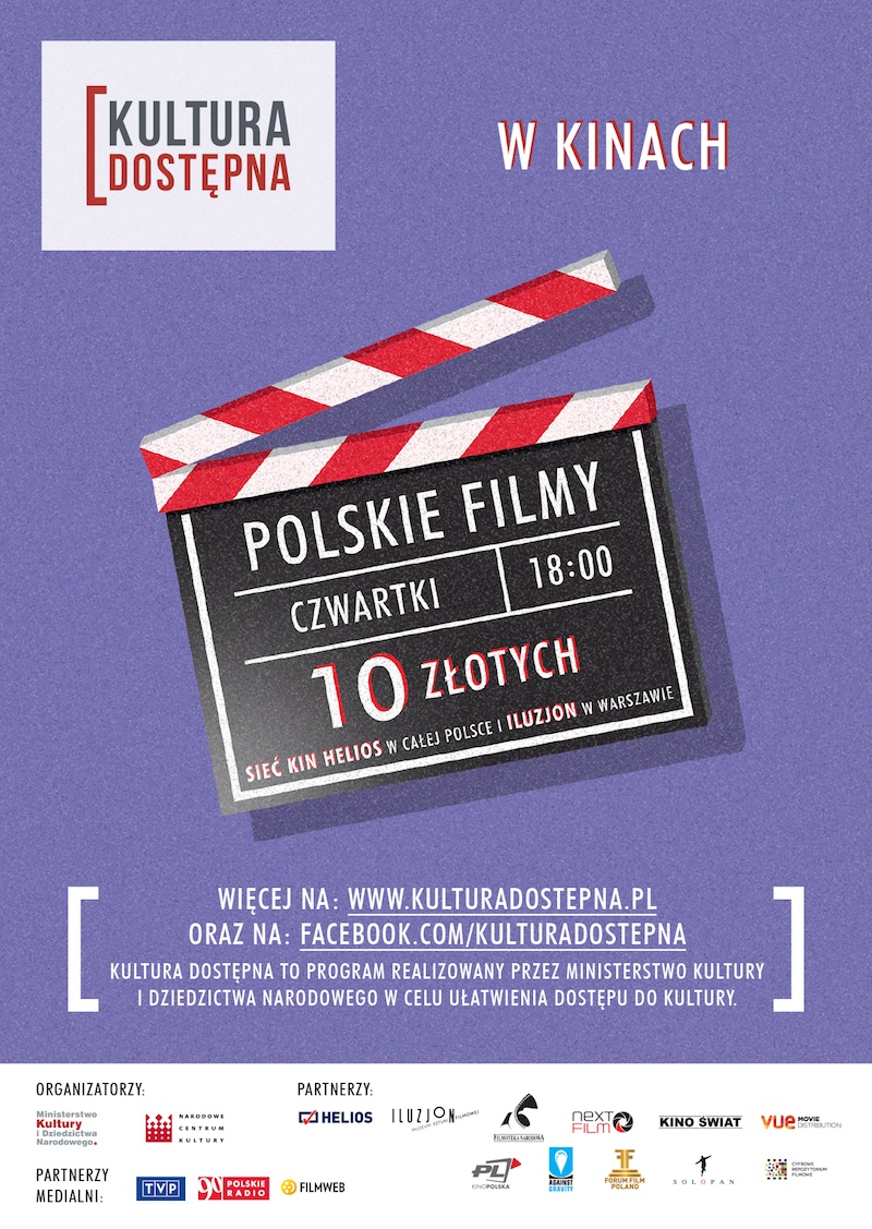 KULTURA DOSTĘPNA W KINACH - do wygrania wejściówki