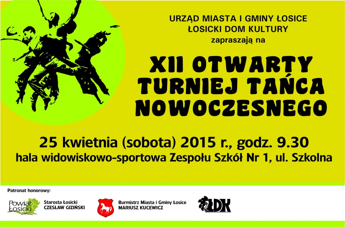 XII Otwarty Turniej Tańca Nowoczesnego