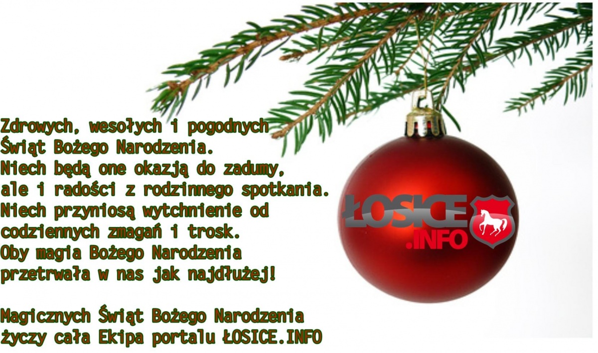 Serdeczne życzenia dla mieszkańców Powiatu Łosickiego